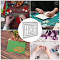 Miniatyrbillede 7 af 8: Craft Skæreform Dør Støbeform Kolstål DIY Scrapbooking Album Dekoration