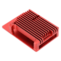 Miniatyrbild 7 av 8: För Raspberry Pi 4 b fodral Skyddslåda CNC aluminiumlegering fodral lock Röd kapsling