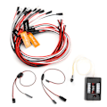 Miniatyrbilde 1 av 8: 12 LED Blinkende Sterkt Lys Strobelys Kit System for 1/10 RC Crawler Dift Bil