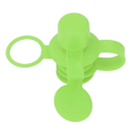 Miniatyrbild 1 av 8: Adapter för flasklock Mjuk flaska Topppip Adapter Livsmedelsklassad silikon Tvättbar läckagesäker flaskadapter för småbarn Grön