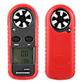 Miniatyrbild 2 av 8: LCD Digital Pocket Vindmätare Temperatur Anemometer Tester Larm 0- 30m/s