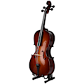 Miniatyrbilde 6 av 8: Mini cello modell pynt bassinstrument tre dekorasjon delikat gave
