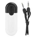 Miniatyrbillede 1 af 8: USB Bluetooth Audiomodtager Trådløs 3,5 mm Dual Audio Musikmodtager Bil AUX Højttaleradapter