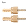 Miniatyrbillede 1 af 7: 2 stk 4--10 mm messing slange Hulling hale reducer reducerende stik kontakt