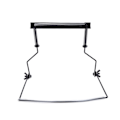 Miniatyrbillede 4 af 8: Holdbar, justerbar metal 10-huls Harmonika Halsholder Stativ Support Tilbehør