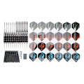 Miniatyrbild 2 av 8: 12 st Dart Set Rostfri Stålspets Utsökt Professionell Dart Kit Tillbehör för Dartspelare