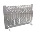 Miniatyrbillede 1 af 8: Negle Hanger Display Stativ Akryl Hængende Transparent Organizer Negleprøve Display Stativ med 10 stk Hanger L