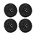 Pikkukuva 6 / 8: 4 kpl 1/24 RC-pyöriä RC-auton pyörän navan sarja kumipyöriä ja renkaita Axial SCX24 -kauko-ohjattaville autoille