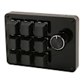 Miniatyrbild 7 av 8: Mini knappsats med 9 tangenter med knopp Makro Mekaniskt tangentbord Hot Swappable blå switch tangentbord Tangentlinjeseparation