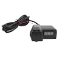 Miniatyrbilde 8 av 8: Dobbel USB Bil Lader med Voltmeter Rød LED 10‑24V Inngang 5V 3.1A Utgang for Motorsykler, ATV-er UTV-er Telefoner Tablet PC-er GPS