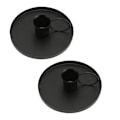 Miniatyrbilde 5 av 8: 2 stk Retro Jern Lysestaker Metall Hjem Enkel Elegant Skrivebordsduftende Lysestativ for Meditasjon
