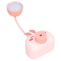 Miniatyrbillede 2 af 8: LED foldbar skrivebordslampe Tegnede Dyr Multifunktionel Bordlampe Penneholder Blyantspidser til hjemmekontor Rosa