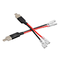 Miniatyrbillede 4 af 8: 2 stk. H1 LED Single Conversion ledningskontakt Kabelholder Adapter til LED-forlygter