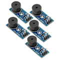 Miniatyrbillede 6 af 8: 5 stk passiv digital summermodul 5V lavniveau triggerlydsignal Alarmudgang Elektroniktilbehør