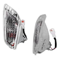 Miniatyrbilde 2 av 8: Par foran blinklys Plast 204360F Passer til Piaggio Vespa lx lxv s 50 125 150
