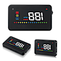 Miniatyrbillede 6 af 8: A200 HUD Universal 3,5-tommers bil Head Up Display Hastighedsmåler ODB2 forrude projektion