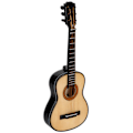Miniatyrbilde 8 av 8: Miniatyr tre-klassisk gitarmodell med stativ, musik-instrumentpynt, gaver