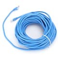 Miniatyrbillede 2 af 8: Netværkskabel Gigabit RJ45 Ethernet LAN Patch Cord Iltfrit Kobber Blå Computer Jumper Wire 20 meter/22yd