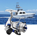 Miniatyrbillede 5 af 7: 12BB Spinnehjul Fiskeri Med Fiskesnor Spinnehjul Havsfiskeri Rulle Karpefiskeri