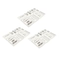 Miniatyrbilde 1 av 8: 3 stk. klare stempler DIY Interessant Holdbar Gjenbrukbar TPR Materiale Transparent Utseende Preging Scrapbooking Verktøy