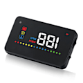 Miniatyrbilde 2 av 8: A200 HUD Universal 3,5-tommers bil Head Up Display Hastighetsmåler ODB2 frontruteprojeksjon