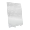 Miniatyrbild 3 av 8: Akryl Pegboard Display Stand Transparent Smycken Organization Craft Show Peg Board Rack Stand för örhängen