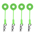 Pikkukuva 5 / 8: 4 kpl RC-karossankiinnitteitä Pins RC-auton kori kiinnikkeet Pidikkeet Silikon Metalli Universaali 1/10 malli CarGreen