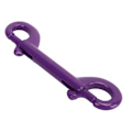 Miniatyrbilde 5 av 8: 115 MM Dobbel-Endet Bolt-Karabinkrok 316 Rustfritt Stål Dobbel-Endet Trigger-Snapper Fjærbelastet Bolt BCD Safety Scuba Tilbehør Lilla