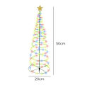Miniatyrbilde 8 av 8: LED-juletrærlys Juletrær Spiralstrenglys Juledekorasjon for hage og plen
