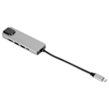 Pikkukuva 4 / 8: 5-in-1 Type-C Hub HDMI-sovittimella 4K Type-C Gigabit Ethernet RJ45 laajennusporttiin