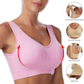 Pikkukuva 5 / 5: Iskun kestävä urheiluliivi naisille | Kevyt tuki, irrotettavat pehmusteet | Jooga, kuntoilu, salitreeni | Hengittävä nylon ja spandex | 10 väriä | S-4XL, Beige