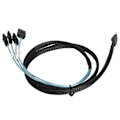 Pikkukuva 1 / 8: SAS-kaapeli SFF‑8654‑4 SATA 7 Pin Array Disk Nopeampi siirto Mini PVC Tietokoneen tarvikkeet 0,5 metriä / 1,6 jalkaa