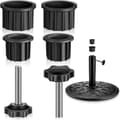Accessories Compatible with Umbrella Base 2 Pcs Hand Screw Screws Umbrella Stand Base Screw Umbrella Pole Cap
