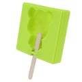 Miniatyrbilde 7 av 8: Tegneserie isform Silikonform DIY Isbar Maker med pinner for barn GreenTiger