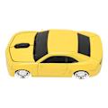Miniatyrbillede 6 af 8: Race Car Trådløs Mus Sportsvogn Computermus 2.4 GHz LED Lys 1600 DPI Optisk Sensor til OS X PC Gul