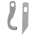 Miniatyrbilde 2 av 8: Overlockkniv til symaskin for Brother 0304D øvre og nedre kniv XB0563001 X77683001