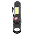 Miniatyrbild 3 av 8: USB uppladdningsbar ficklampa Mini portabel magnetisk arbetsficklampa Zoombar LED-arbetsficka för utomhusaktiviteter