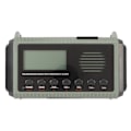 Miniatyrbilde 6 av 8: Nødradio FM AM SW WX 10000mAh Solcellelading Bærbar LCD Digital Display Håndsveiv Radio for utendørs bruk