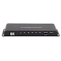 Miniatyrbilde 3 av 8: 8K HD Switcher 4 Inn 1 Ut 40Gbps 8K 60Hz 4K 120Hz Fjernkontroll HD Multimedia Switcher for Projektor PC 100‑240V EU Plugg