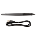 Miniatyrbillede 3 af 8: PF150 Stylus Pen til Q11K Ergonomisk Design Sort ABS Programmerbare Taster til Huion Smart Pen til Huion Q11K