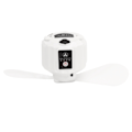 Miniatyrbillede 5 af 8: Telt Loftventilator Udendørs Bærbar Dobbeltbladet Ventilator Camping USB Lys Elektrisk Ventilator Hvid 5200mAh