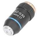 Miniatyrbillede 4 af 8: Akromatisk mikroskopobjektiv 40X høj forstørrelse 20,2 mm gevind Standard RMS Sort 195