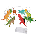 Miniatyrbild 6 av 8: 8 LED Dinosaur String Lights Batteridrivna String Lights Barn sovrum Tecknad Dekorativ lampa för jul födelsedag