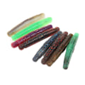 Miniatyrbilde 4 av 8: 16 ST Mykt agn med innebygd glasslange Gjenbrukbar 7 cm TPR Worm Fiskeagnsett for fiske