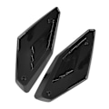 Miniatyrbilde 7 av 8: 2 stk Motorsykkel Sidepanel Luftinntak Deksel Beskyttelse Erstatning for CB650R 2019 2020 2021 Svart