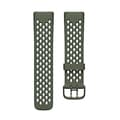 För Fitbit Blaze läderarmband Pine Needle Green