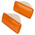 Miniatyrbilde 4 av 8: Parklyslampehus for frontfanger, blinklys, erstatning for Jeep Wrangler TJ 1997-2006, gul, 55055020AE
