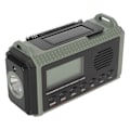Miniatyrbilde 5 av 8: Nødradio FM AM SW WX 10000mAh Solcellelading Bærbar LCD Digital Display Håndsveiv Radio for utendørs bruk