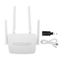 Miniatyrbillede 1 af 8: 4G LTE CPE WiFi-router med SIM-kortplads Ekstern antenne 150 Mbps Understøtter 32 brugere WAN LAN-port Wifi Hotspot 100‑240V US-stik