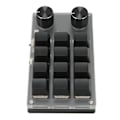 Miniatyrbilde 5 av 8: Mini tastatur Knopp Design Rød Switch Dual Mode Plug and Play Mekanisk programmerbar tastatur for spill Office Media 12 taster med 2 knapper
